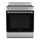 thumbnail image 1 of Estufa Midea 30 Pulgadas Silver de Piso Cubierta Acero Inox, 1 of 4