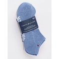 thumbnail image 2 of Calcetines Tommy Hilfiger de corte bajo, 6 unidades, para mujer, azules, tallas 4-10, 2 of 6