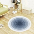 thumbnail image 4 of Round Soundproof Floor Cushion | Non-Slip Carpet Mat for Living Room & Bedroom | 40x40cm Soft Polyester | Pink, Gray, Blue Options, 4 of 6