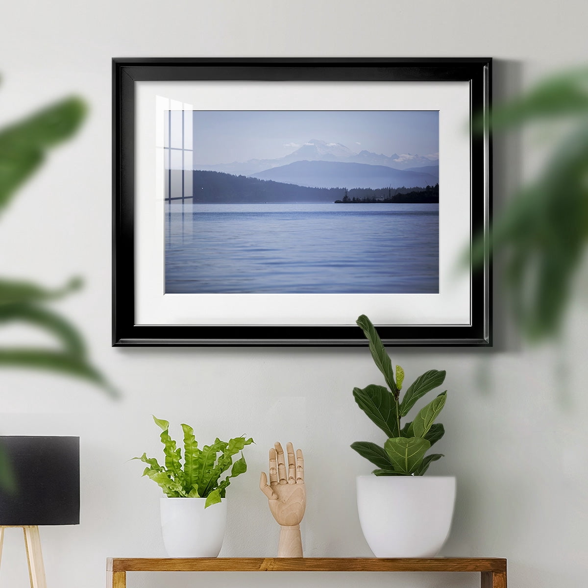 Blue Serenity Premium Framed Print - Ready to Hang