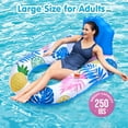 thumbnail image 7 of Livhil Pool Floats for Adults Pool Float and Loungers, Pool Float with Canopy and Headrest, 7 of 7