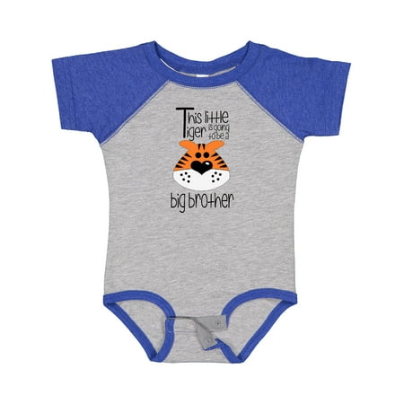 

Inktastic This Little Tiger is Going to Be a Big Brother Gift Baby Boy Bodysuit