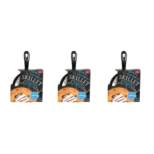 The Cast Iron Skillet Chocolate Chip Cookie Set (Pack of 3) Walmart