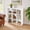 White, variant on Atilioo 5-Tier Bookcase with Adjustable Shelves, 53" Tall Storage Cube Organizer for Living Room, Bedroom, Easy Assembly, Brown