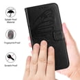 thumbnail image 3 of Butterfly Wallet Case for Samsung Galaxy S26 Plus with Card Slots & Stand - Shockproof Black, 3 of 5
