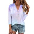 thumbnail image 2 of Ahuyic Women's Loose Plus Size Short-Sleeved Top,Summer Casual Daily Clothes For Women,Women's Short Sleeve Solid Color Crewneck Casual Top Pullover T-shirt, 2 of 5