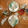 thumbnail image 4 of Christmas Card with Gnomes Cloth Napkins Washable Reusable Polyester Dinner Napkins 20 x 20 Inch for Home Weddings Parties Holiday Table Napkins Set of 6, 4 of 7