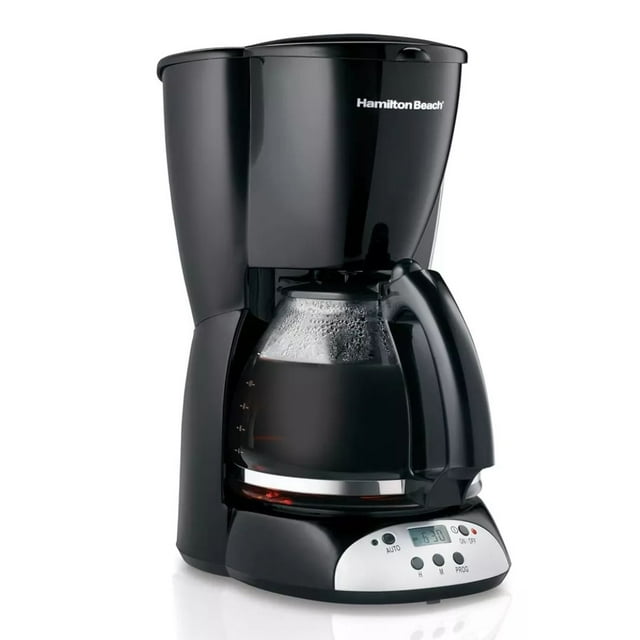 Cafetera Programable Hamilton Beach Negra 12 Tazas (Reacondicionado)
