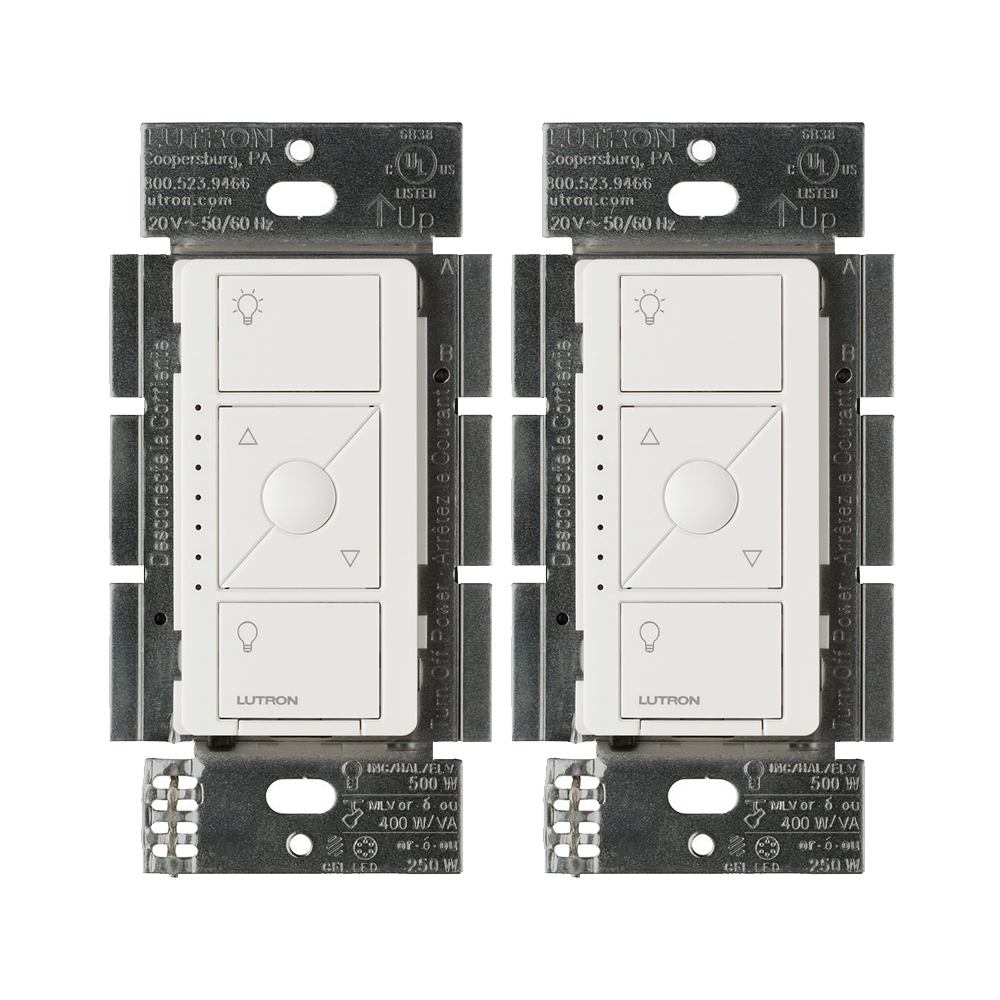 Lutron Caseta Wireless Smart Lighting Dimmer Switch White