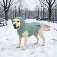 thumbnail image 6 of YYDENG Soft Polyester Dog Hooded Sweater, Warm Leg‑Less Pullover Knit Coat, Cold‑Weather Outfit Indoor Outdoor Cold‑Weather Apparel for Medium and Large Size Dogs, 6 of 8