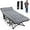 Grey, variant on Camping Cot for Adults with Cushion Comfortable, Portable Folding Bed for Sleeping Supports 450 lbs (Gray)