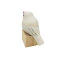 thumbnail image 3 of Bird Figurine, Hand Carved Birds Wood Décor, Art Animal Wooden Sculpted Bird with Wood Block, Vivid Bird Statue for Gift Home Table Ornament Decor (Yellow Bird), 3 of 7
