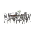 thumbnail image 6 of Light Grey And Cherry Contemporary Style 1pc Dining Table Wooden Frame Dining Room Furniture, 6 of 6