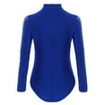 thumbnail image 2 of TiaoBug Kids Boys Shiny Rhinestone Latin Ballet Dance Gymnastics Leotard Long Sleeve Bodysuit Blue 16, 2 of 8
