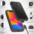 thumbnail image 2 of Shockproof Dustproof Phone Case for  13  Built in Screen Protector  Full Body Cover Rugged Heavy Duty Protection Anti-Scratch Case, 2 of 6