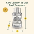 thumbnail image 3 of Procesador de alimentos Cuisinart FP-130SS Core Custom 13 tazas plateado, 3 of 3