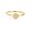 April White Gold, variant on Womens Stainless Steel Ring Inlaid Rhinestones Simple Geometric Design Round Zircon Gemstone Ring