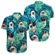 thumbnail image 4 of Camisa de manga corta con botones para hombre, informal, de verano, con estampado 3D, divertida, de gato y animal, estilo hawaiano, para playa, regalos de cumpleaños, 4 of 5