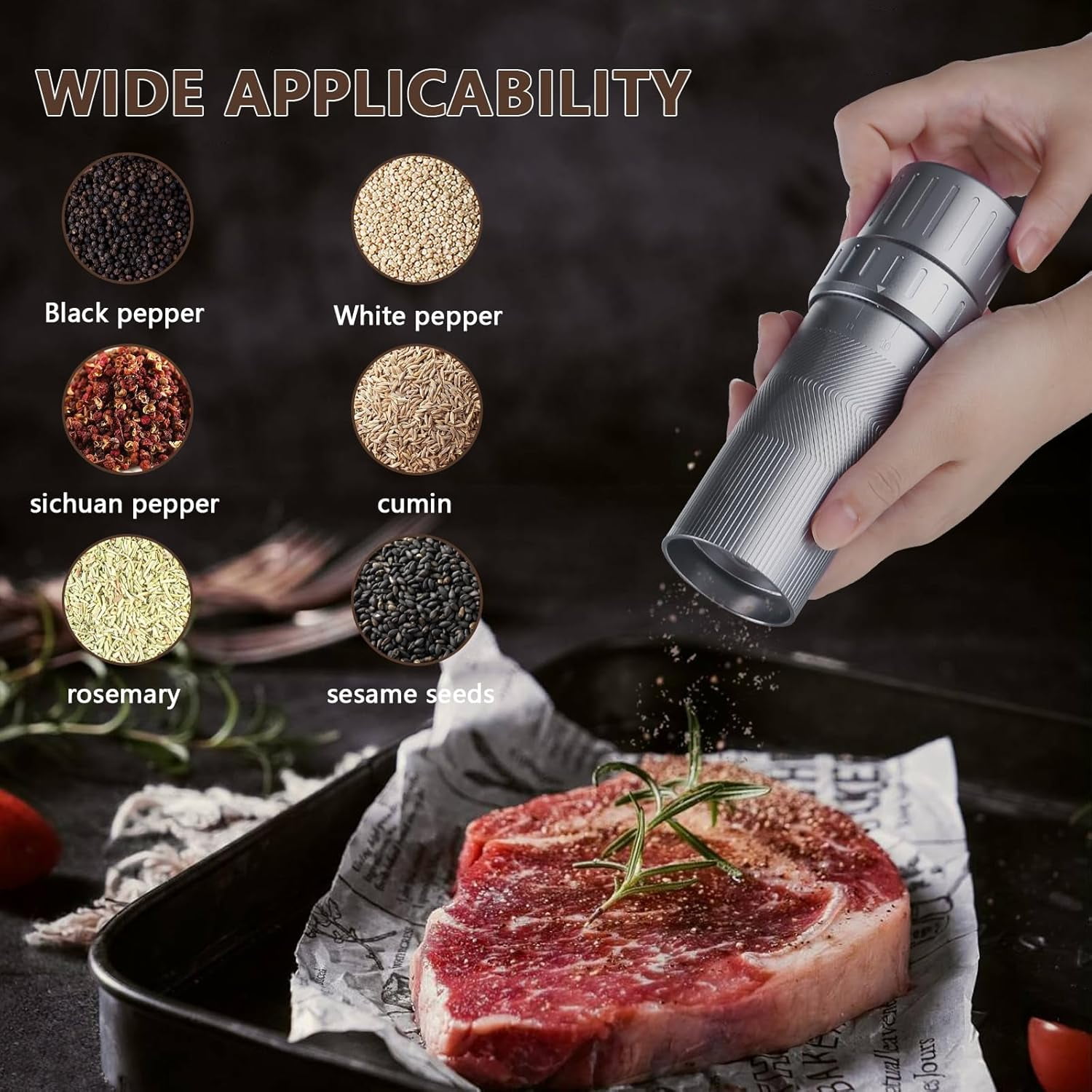 Professional Grade Pepper Grinder