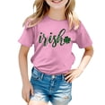 thumbnail image 4 of Gunia Kids T-Shirt For Boys Girls St. Patrick'S Day Short Sleeve Tee Summer Crewneck Casual Fit Basic Lucky Shirts Top Tee Size 10-11 Years, 4 of 4