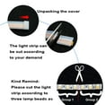 thumbnail image 4 of 2pcs 60cm White Car Flexible Tube LED Strip Daytime Runnning DRL Light Headlight, 4 of 9