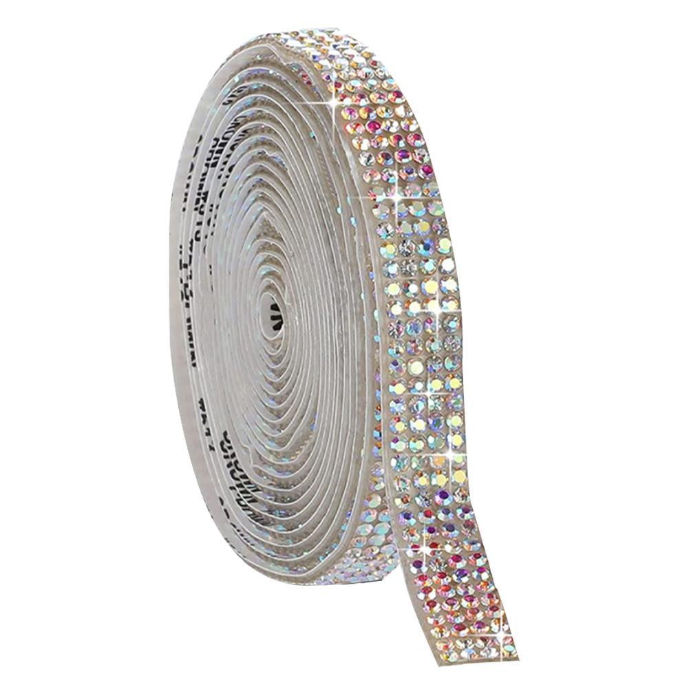 Self Adhesive Rhinestone Stickers, 11-1/8-Inch, 3-Strips – Party Spin