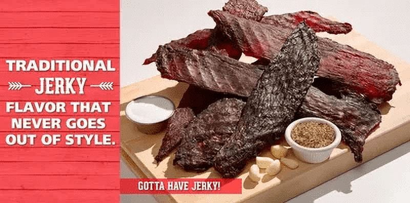 Stan’s Traditional Beef Jerky | Beef Jerky Snack Packs | Keto Snack | Gluten Free Snacks | 6.25oz Single Pack