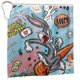 thumbnail image 2 of Cortina de ducha de tela de poliéster impermeable Bugs Bunny, decoración de baño, kit de cortina de ducha con ganchos, 72 x 72 pulgadas, 2 of 8