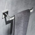 thumbnail image 1 of Toallero de acero inoxidable, moderno toallero, cromo pulido, 1 of 5