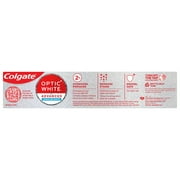 Colgate Optic White Advanced Sparkling White Toothpaste with 2% Hydrogen Peroxide, Travel Size, Mint, 1.45 OZ