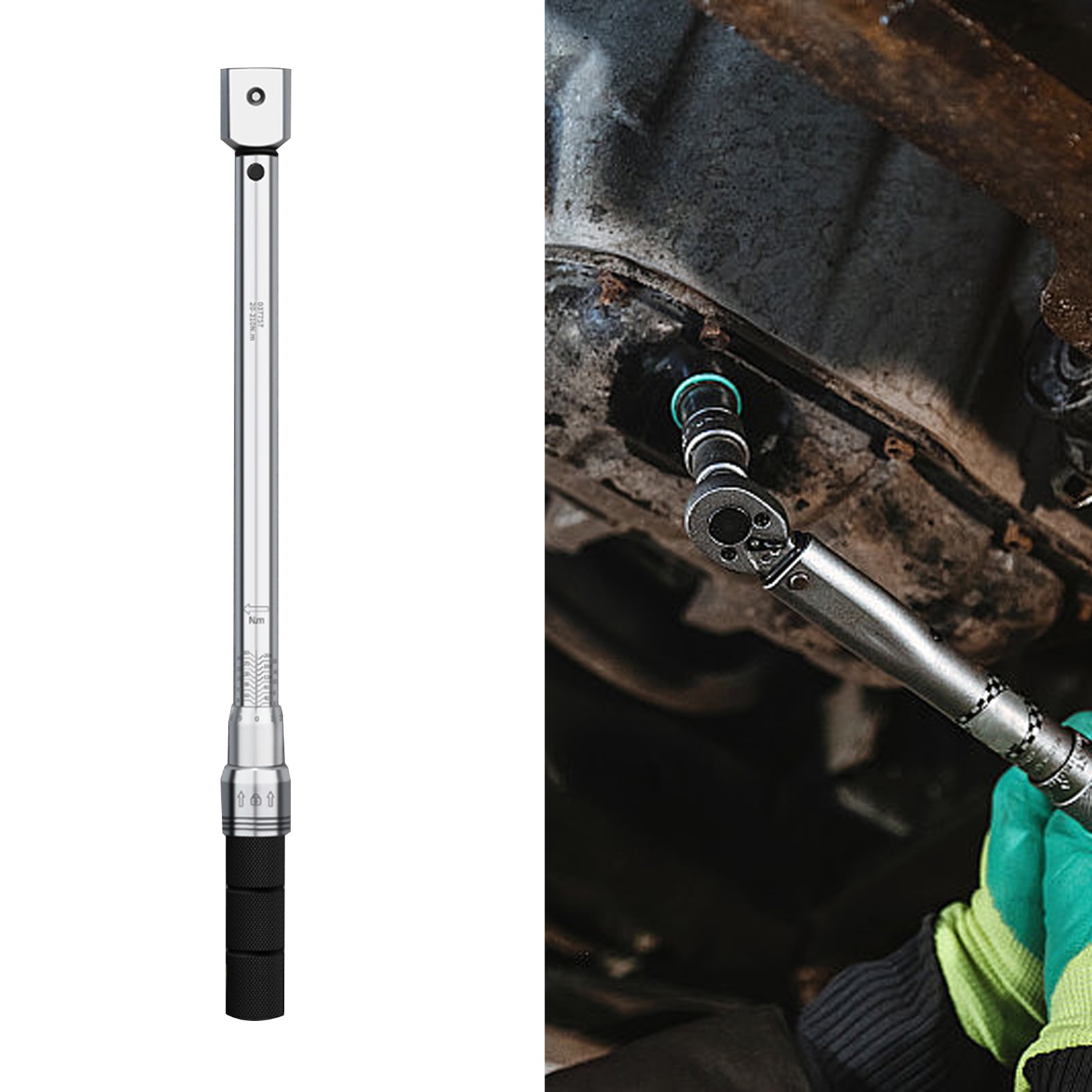 Adjustment Torque Wrench Open Ended Torque Wrench Interchangeable Head Torque Wrench Spanners for Mechanical Repair