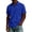 Blue&04#0810U, variant on Fabrcox Mens Polo Shirts Short Sleeve Quarter Zip Collared Shirt Men Regular Fit Solid Color Sports Casual Office Mens Golf Shirt with Pockets XXXL