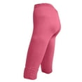 thumbnail image 3 of Mercatoo Skinny 𝗖apri Leggings for Girls Ruched Cropped Trousers Tween Dance Running Yoga Pants Athletic Leggings 𝐋ounge Pants, 3 of 6