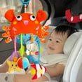 thumbnail image 6 of Portable Baby Crib Mobile With Calming Rattle & Wind tolls For Sensory arousal, Visual Auditory Infant Toy pushchair Hanger, 6 of 8