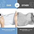 thumbnail image 3 of FungLam 12x16 Grey Poly Mailers 1000 Pcs Self Sealing Envelopes Plastic Shipping Mailing Bags, 3 of 7