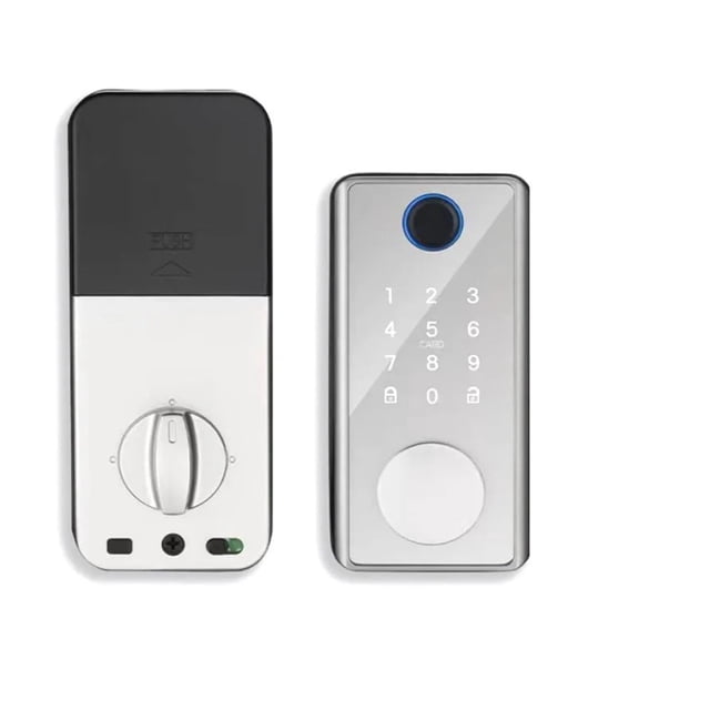 Smart Deadbolt Locks Of Tuya App Biometric Finrprint Password Keyless Entry Front Door Lock