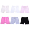 thumbnail image 2 of SILVERCELL 6-Pack Teens Toddler Girls Safety Active Under Dress Shorts Dance Gymnastics Yoga Shorts Athletic Bike Shorts 2-16 Years, 2 of 8