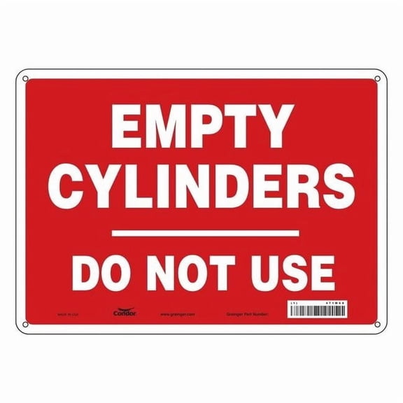Condor Safety Sign,10 inx14 in,Aluminum 471M68