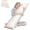 Beige, variant on Body Pillow with Satin Pillowcase, Cooling Body Pillow for Adults, Removable Cover, Black (20"x54")