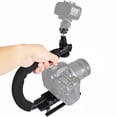 thumbnail image 4 of PULUZ U-Shaped Portable Handheld Camera Holder Video Handle DV Bracket C-Shaped Steadicam Stabilizer Kit for All SLR Cameras and Home DV Camera, 4 of 7