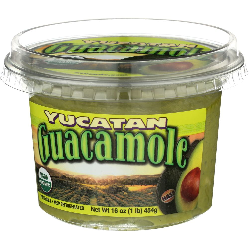 Yucatan Organic Zesty Guacamole, 16 Ounce -- 6 per Case.