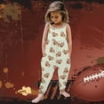 thumbnail image 2 of WEAIXIMIUNGChristmas Tout-Petit Bébé Fille Imprimés Combinaison Sans Manches Barboteuse Ensembles Pantalons Vêtements 3-4ans, 2 of 5