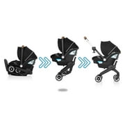 Evenflo Shyft DualRide Infant Car Seat and Stroller Combo w Carryall Storage & Extended Canopy , Moonstone