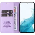 thumbnail image 2 of Case for Samsung Galaxy A54 5G PU Leather Wallet Case Cover,Samsung Galaxy A54 5G Flip Folio Case with Card Holders,Magnetic Phone Case Compatible with Samsung Galaxy A54 5G,Light Purple, 2 of 14