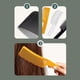 thumbnail image 5 of Cortaa de cabello curvada Peine Peluquería Corte de pelo peinado hacia naranja Colcomx peine de corte de pelo, 5 of 8