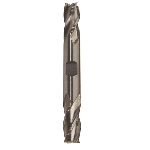 End Mill Drill America, serie DWC, 12 mm, HSS, 2 flautas, doble extremo