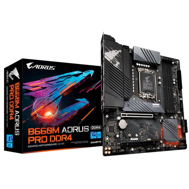 Tarjeta Madre AORUS B660M PRO DDR4 Intel 1700 Micro ATX