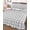 Gray, Silver, White, variant on Quilt King Size Bedding Set, Buffalo Plaid Reversible Summer Quilt 3 Pieces, Farmhouse Black White Checkered Vintage Rustic Lightweight Bedspreads Coverlets with 2 Pillow Shams for All Seasons