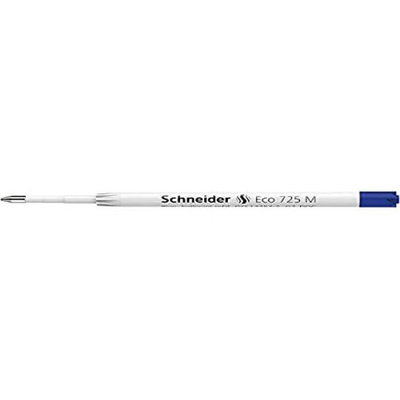Schneider Eco 725 ballpoint pen refill, indelible, ink colour: blue, lead thickness: medium