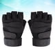thumbnail image 2 of Guantes tácticos de medio dedo para deportes al aire libre, protección y calidez (negro, talla XL), 2 of 5